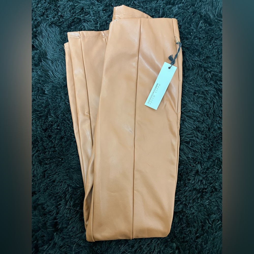 Faux Leather Pants